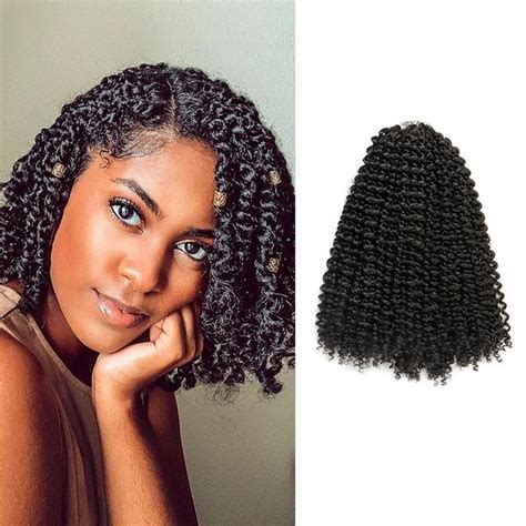 Water Wave Synthetic Crochet Braids for Passion Twist | Short crochet braids hairstyles, Crochet ...