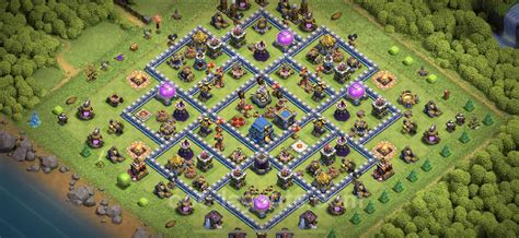 Best Anti 3 Stars Base TH12 with Link, Hybrid - Town Hall Level 12 Base ...