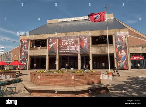 Grand Ole Opry House Exterior, Nashville, Tennessee, USA Stock Photo ...