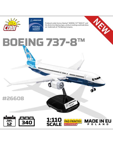 COBI Boeing 26608- Boeing 737-8 - construction toys - Altoys - Altoys