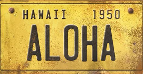 License plates, Hawaii and Vintage hawaii on Pinterest | License plate, Hawaii, Vintage license ...