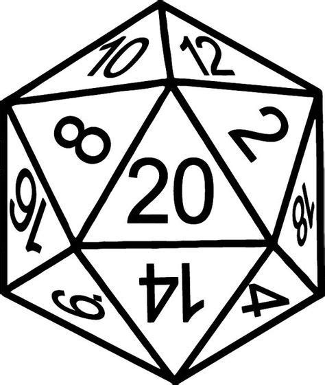 20 Sided Dice Vector at Vectorified.com | Collection of 20 Sided Dice ...