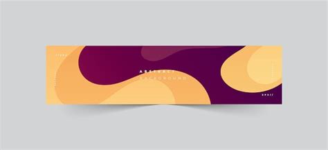 Premium Vector | Modern abstract gradient linkedin banner template