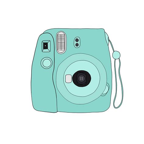 Teal Polaroid Camera Sticker by jadydesigns | App pictures, App icon, App icon design