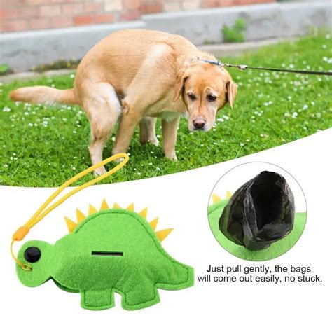 Outdoor Portable Poop Bag Holder Cute Animal Shape Dog Waste Bag Storage Bags Pet Poop Bags ...