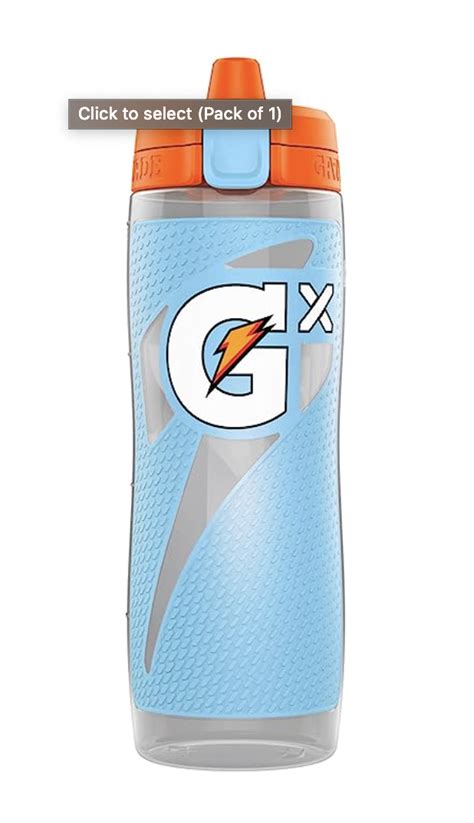 Gatorade Gx Bottle, Light Blue | Gatorade bottles, Gatorade water ...