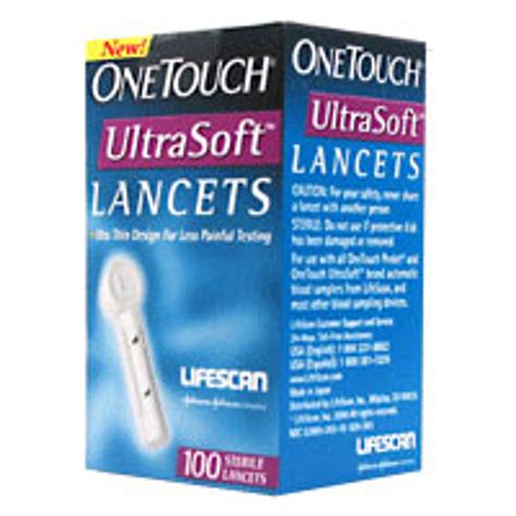 One Touch Ultra Soft Sterile Lancets By Lifescan - 100 Ea - myotcstore.com