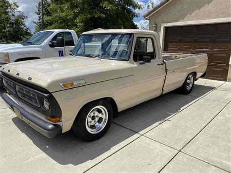 1971 Ford F100 Pickup Brown RWD Manual CUSTOM for sale - Ford F100 1971 ...