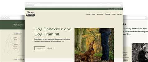 Dog Training Website Design | Wingnut Websites