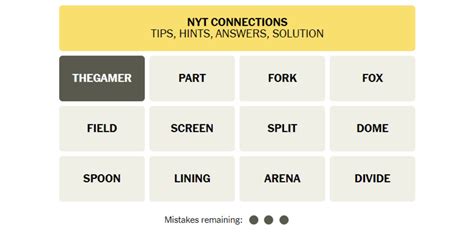 How To Solve Today's Connections Puzzle - March 10 Solution #273