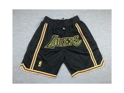 Los Angeles Lakers Shorts Black - Justdonshorts