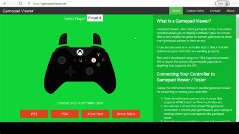 How to Show Game Controller on Screen using GamepadViewer.net - YouTube