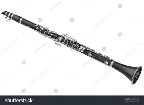 Clarinet Classical Woodwind Musical Instrument 3d Stock Illustration ...