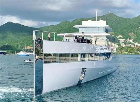 Steve Jobs' Venus superyacht docked in Cairns, Australia after completing an 11-day, 4,200-mile ...