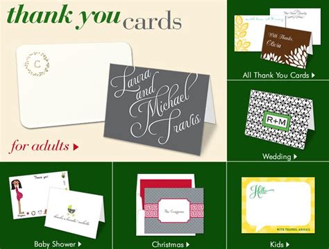 Thank You Cards, Personalized Thank You Cards - The Stationery Studio | Personalized thank you ...