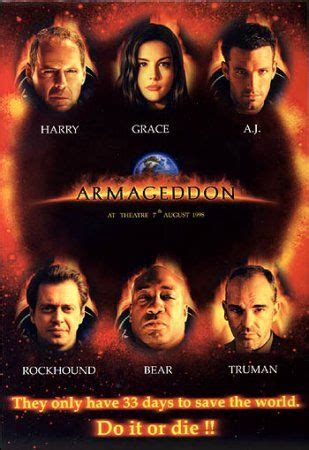 Armageddon Movie Poster (#6 of 9) - IMP Awards