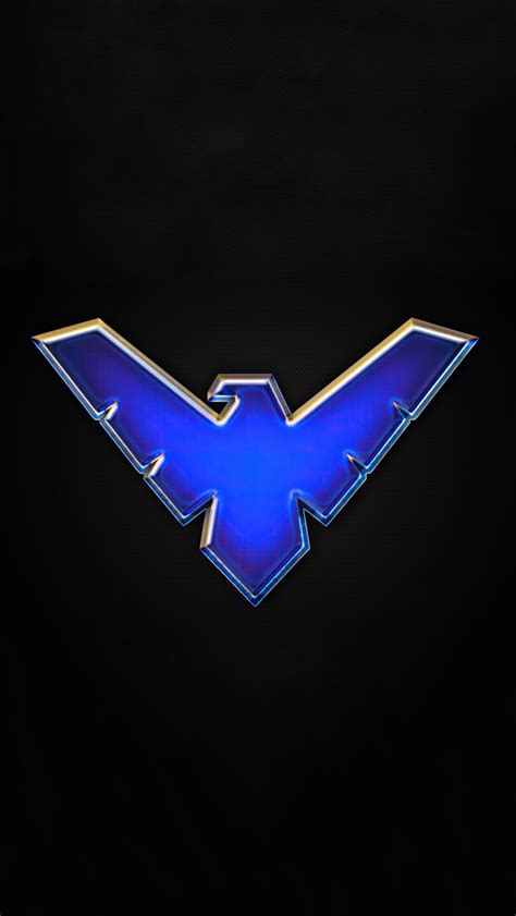 640x1136 Nightwing Big Logo 4k iPhone 5,5c,5S,SE ,Ipod Touch HD 4k Wallpapers, Images ...