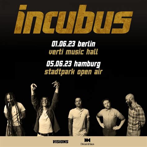 Event Incubus - 01/06/2023 - Berlin - Uber Eats Music Hall - Germany