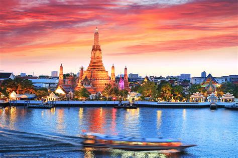 scaricare gli sfondi Bangkok, capitale e più grande città della Thailandia, Thailandia Sfondi ...