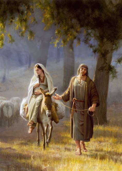 Journey To Bethlehem (detail) by Joseph Brickey | Arte lds, Camino a ...