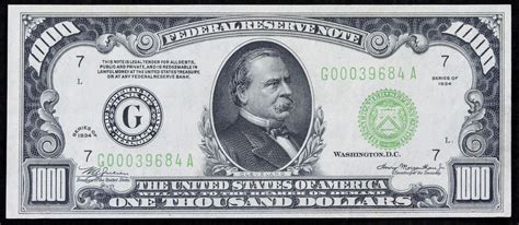 1934 A 1000 Dollar Bill Value - Free Download Wallpaper