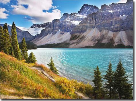 Landschaft in Kanada | wunderschönes Foto auf Glas