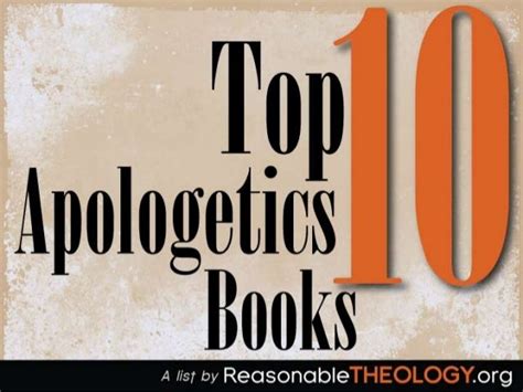 Top 10 Apologetics Books - ReasonableTheology.org