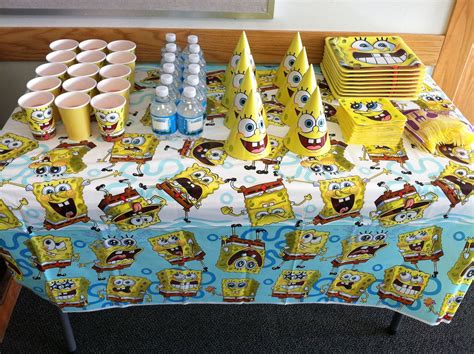 Sponge Bob party theme | Spongebob party, Kids themed birthday parties ...