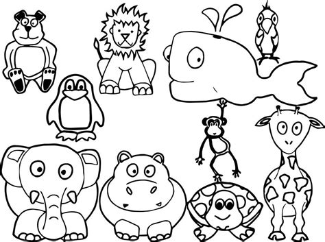 Animal Coloring Pages - Best Coloring Pages For Kids | Animal coloring ...