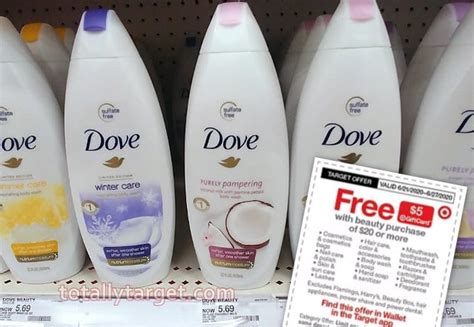 Coupon for Dove Body Wash - Save 70% on Dove Body Wash at Target