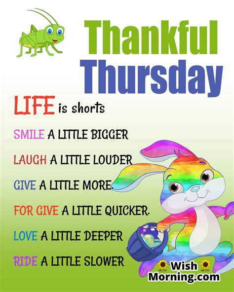 Thankful Thursday Clipart Images