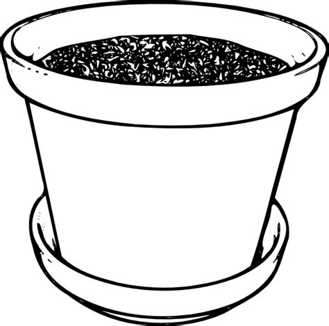 Free Flower Pot Outline, Download Free Flower Pot Outline png images, Free ClipArts on Clipart ...