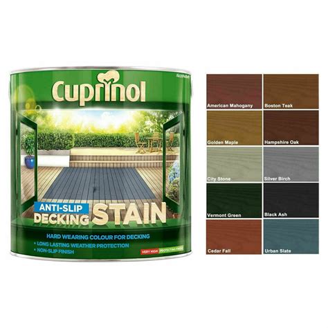 Cuprinol Wood Stain Colour Chart - Image to u