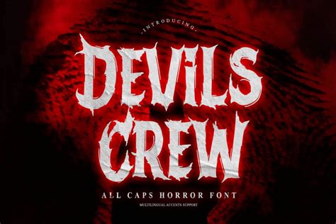 9+ Best Devil Demon Fonts Unleashed | Sinister Styles for Striking Text | Designertale