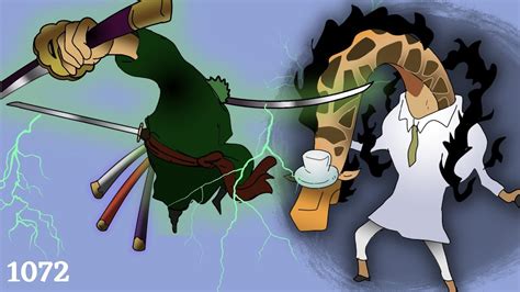 Zoro vs Awakened Kaku One piece 1072 | fan animation - YouTube
