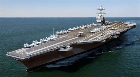 Newest aircraft carrier uss gerald r ford launched – Artofit