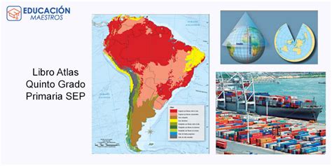 Libro Atlas de Geografía | Quinto Grado (Primaria SEP) 2023