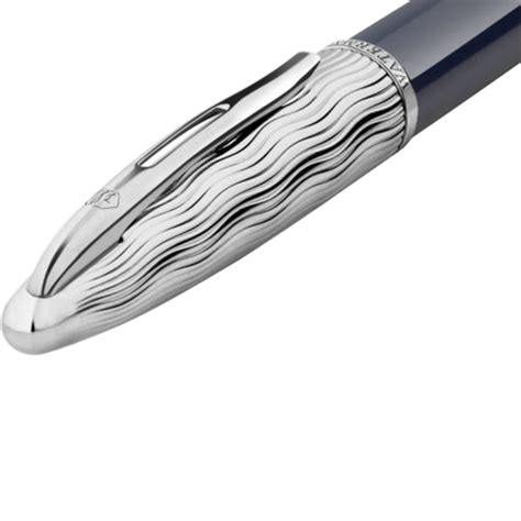 Waterman Carene L’Essence du Bleu Fountain Pen - Metal & Blue - Pen ...