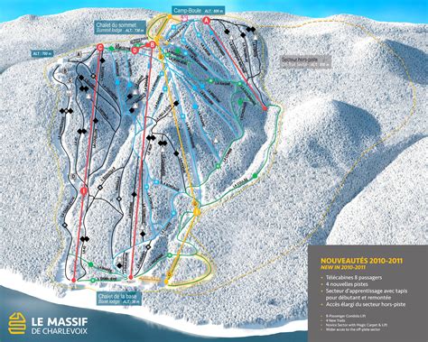 Le Massif Ski Map - skiflicks.com