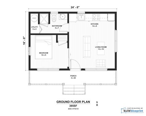 16' X 24' Aspen Cabin Architectural Plans Small - Etsy Canada