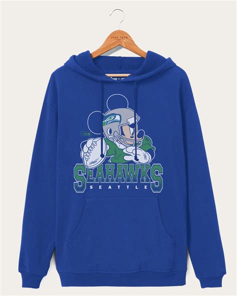 Seahawks Mickey QB Hoodie | Junk Food Clothing | Junk Food Clothing