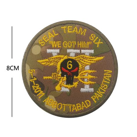 US NAVY SEAL TEAM 6 SIX MILITARY PATCH SEAL TEAM VI SEAL TEAM 6 AIR LAND FROGMEN TRIDENT VETERAN ...