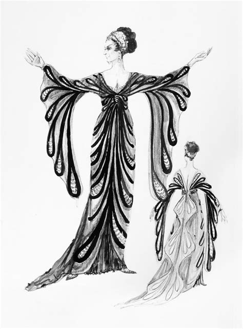 Operetta Costume Drawing by Granger | Fine Art America