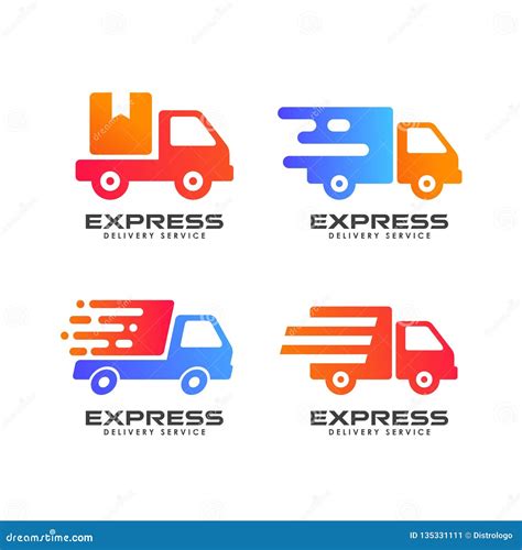 Courier Logo Design Template. Shipment Logo Design Icon Vector ...