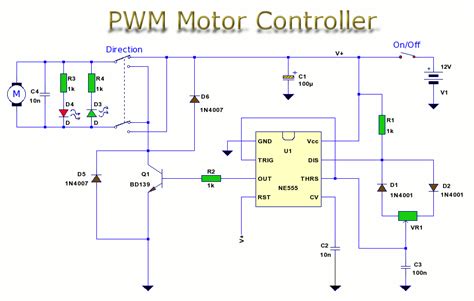 PWM Motor Control - Control_Circuit - Circuit Diagram - SeekIC.com