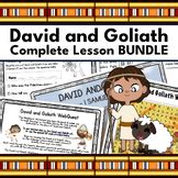 David and Goliath Activity Worksheets by Print Adorables | TPT