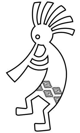 147 Kokopelli Stock Photos and Images - 123RF | Kokopelli art, Native american art projects ...