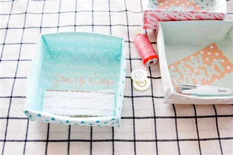 fabric boxes diy with free pdf pattern - see kate sew