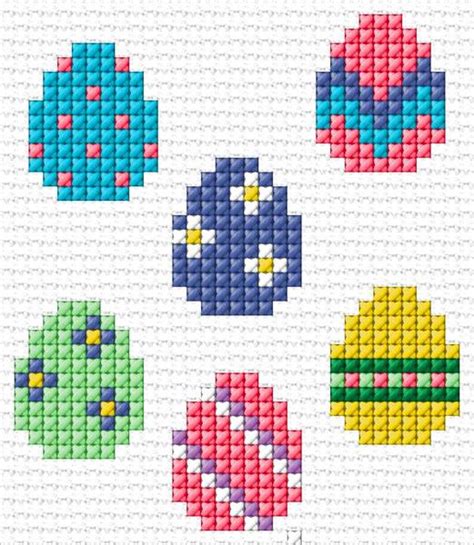 Easter Eggs - Cross-Stitch Designs