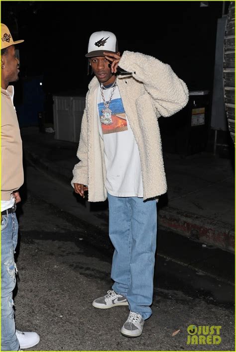 Travis Scott Enjoys Rare Night Out with Friends in West Hollywood ...